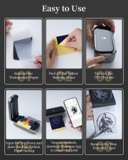 YABA Tattoo Newest Wireless Tattoo Stencil Printer with 30pcs Transfer Paper, Compatible with Phone & Tablet, Bluetooth Mini Thermal Tattoo Printer Machine for Artists & Beginners