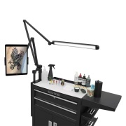 Yaba Tattoo Supply MULTIFUNCTIONAL AND CONVENIENT TATTOO Working Station With Light Set