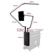 Yaba Tattoo Supply MULTIFUNCTIONAL AND CONVENIENT TATTOO Working Station With Light Set