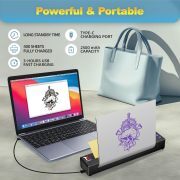 Yaba Tattoo Supply Wireless Tattoo Stencil Printer Machine, Rechargeable Tattoo Printer, Artists & Beginner Friendly