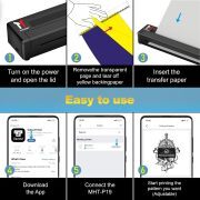 Yaba Tattoo Supply Wireless Tattoo Stencil Printer Machine, Rechargeable Tattoo Printer, Artists & Beginner Friendly