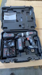 Liquidation Deals-DISCOUNT STOCK B045088 YAT BRAND 20Vmax Brushless -HAMMER DRILL DRIVER 2x 5.0AH battery included