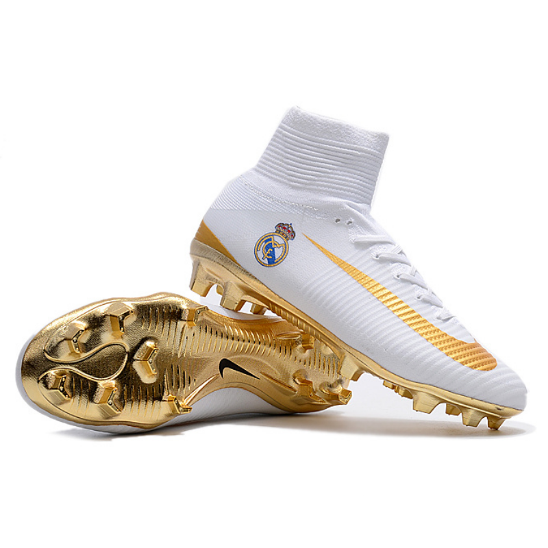 gold soccer cleats