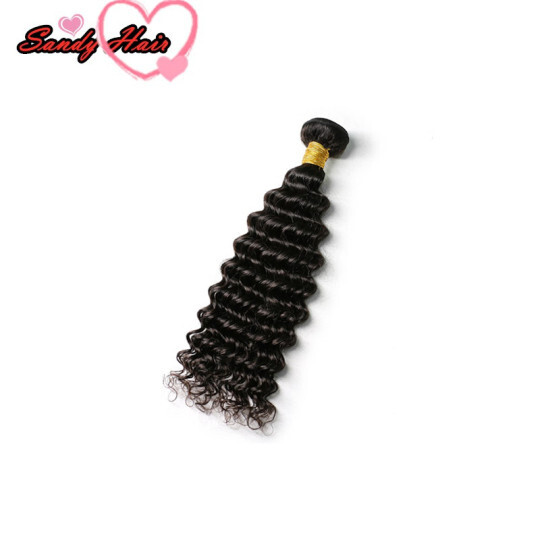 Sandy hair December Special for 10A grade hair bundles with 4*4 closure Free shipping