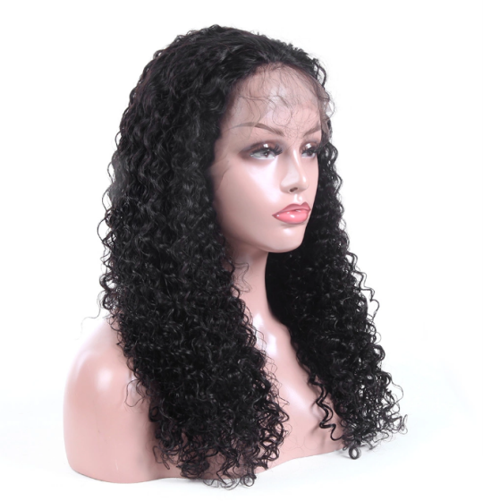 Sandy hair 220% density 13*4 frontal lace wigs with virgin human hair products swiss lace transparent lace curly wigs