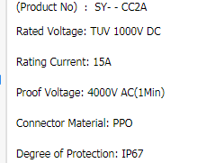 Mini solar connector manufacturer IP67 Copper 0.75mm2-2.5mm2 500v 6A 15A Mini MC4 of solar connector manufacturer wholesale price bulk in stock