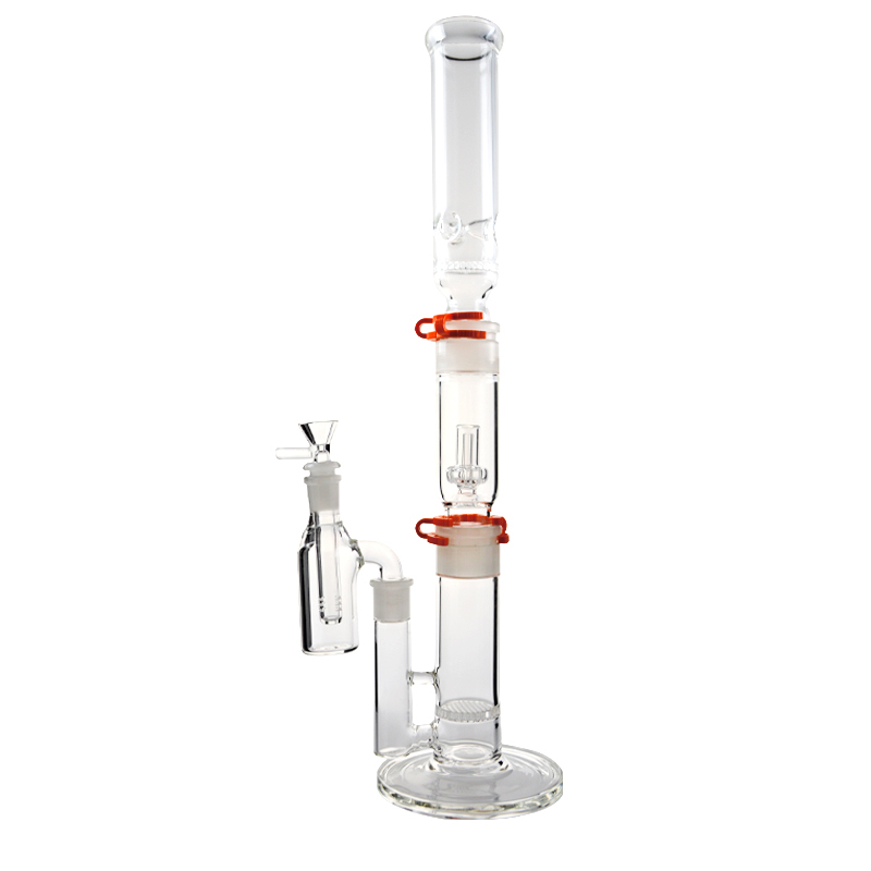 Cool Clear Glass Water Pipe W/ Perc
