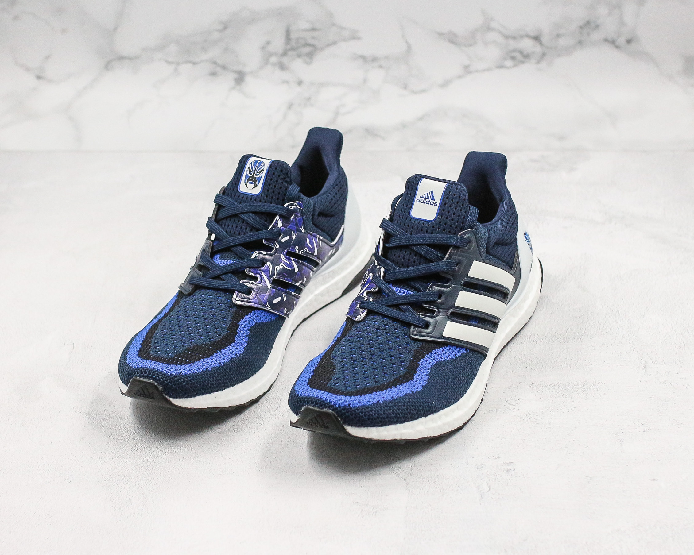 Adidas Ultra Boost ST Men's Shoes Blue Yellow Green PV19