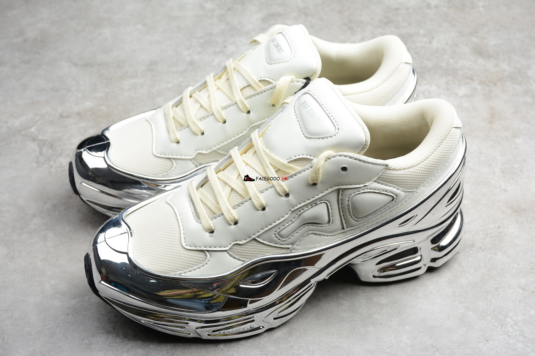 raf simons white and silver