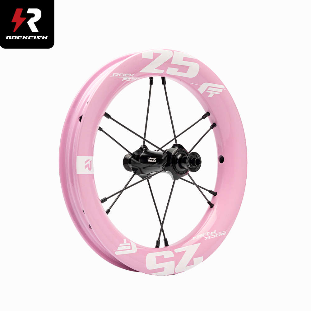 ROCKFISH Carbon Wheel FT-EVO ピンク Rockfish FT-25 12inch Carbon Fiber Wheelset