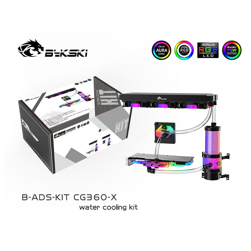 Bykski B-ADS-KIT RBW 5v 3pin Soft Tube Program Kits Multiple Programs For Intel/AMD Cooling Kit Beginner and Advance Level Kit