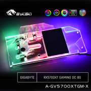 Bykski GPU Water Cooling Block For Gigabyte RX5700XT GAMING OC 8G, Computer Component Heat Dissipation, A-GV5700XTGM-X