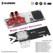 Barrow 3090 3080 GPU Water Block for GIGABYTE 3090/3080 GAMING EAGLE VISION OC, Full Cover ARGB GPU Cooler, BS-GIG3090-PA 2??