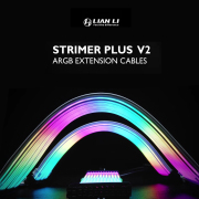 Lian Li Strimer Plus V2, Addressable 5v A-RGB Power Extesion Cable Kit, For Motherboard ATX 24pin PCI-E GPU 8pin / 12VHPWR , Strimer L-connect 3.0