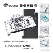 Bykski GPU Water Block For Gigabyte RX 6600 XT Gaming OC 8G, Full Cover With Backplate PC Water Cooling Cooler, A-GV6600 Bykski GPU Water Block For Gigabyte RX 6600 XT Gaming O | FormulaMod