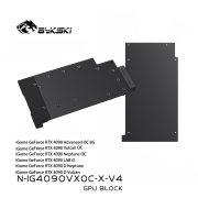 Bykski GPU Block For Colorful RTX 4090 D, High Heat Resistance Material POM + Full Metal Construction, With Backplate Fu Bykski GPU Block For Colorful RTX 4090 D, High Heat Res | FormulaMod