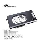 Bykski N-GV5090DWF-X Full Cover GPU Water Block with Backplate for Gigabyte RTX 5090 Gaming OC / WINDFORCE / AORUS XTREME 32G Bykski N-GV5090DWF-X RTX 5090 GPU Block for Gigabyte