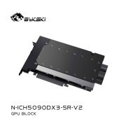 Bykski GPU Water Block For INNO3D GeForce/MSI RTX 5090 , Full Cover With Backplate PC Water Cooling Cooler, N-ICH5090DX3-SR-V2