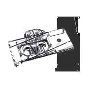 Bykski A-XF9070XTOC-X Full-Cover GPU Water Block with Backplate for XFX AMD Mercury Radeon RX 9070 XT OC Gaming 16GB GDDR6 Bykski A-XF9070XTOC-X XFX Mercury 9070 XT OC Block Bykski A-XF9070XTOC-X,XFX Mercury 9070 XT water block,RX 9070 XT OC full cover,XFX 9070XT GPU cooler,custom loop AMD GPU,RDNA 4 water block
