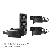 Bykski B-FRD-GV5090DWF All-in-One Liquid Cooler for Gigabyte RTX 5090 Gaming OC 32G with 360mm Radiator Bykski AIO Cooler for Gigabyte RTX 5090 Gaming OC 32G