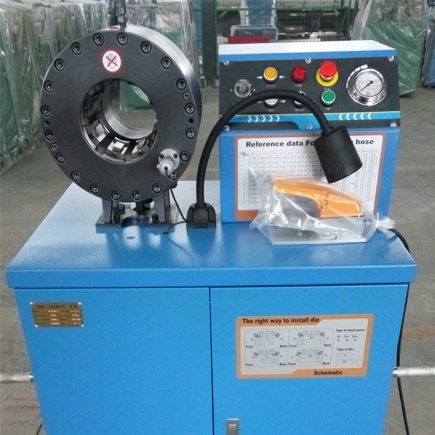 high quality hose hydraulic machine JH91C6 high pressure hydraulic