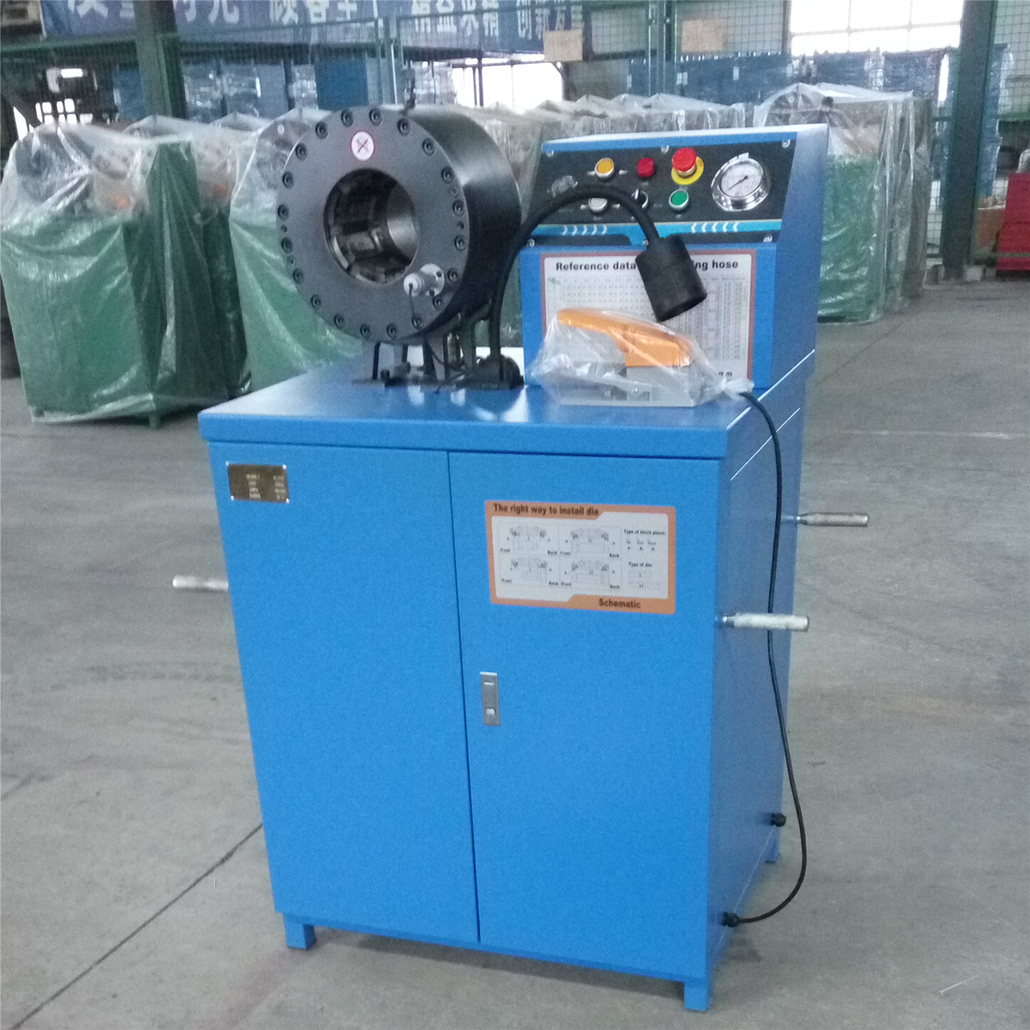 china manufacturer hose hydraulic machine JH91C6 high pressure