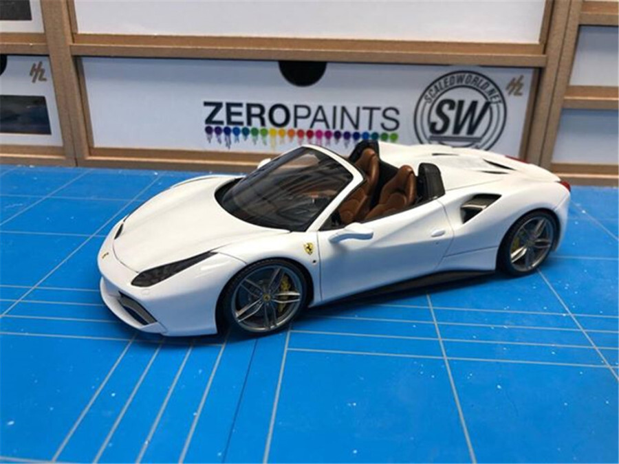 1/24 Ferrari 488 spider (Build By The Scalemodeling Channel）