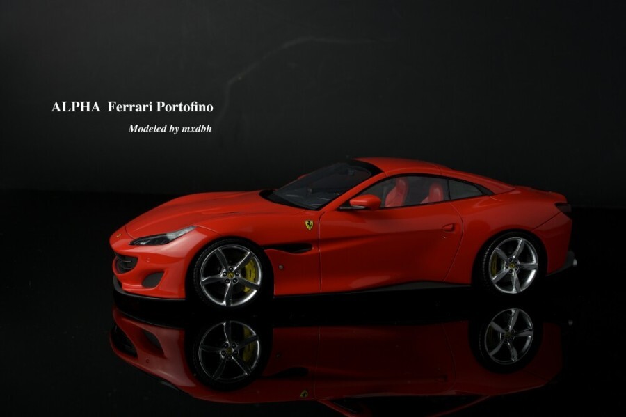 1/24 Ferrari Portofino finish building model  pictures