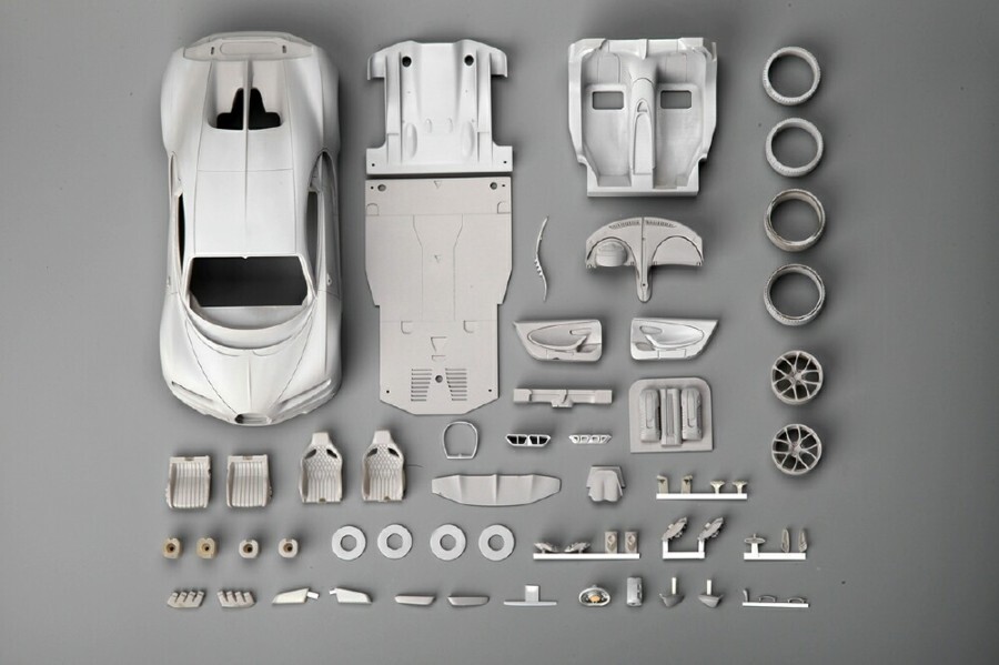 1/24 Bugatti Chiron AM02-0002 all resin kits pictures （2）