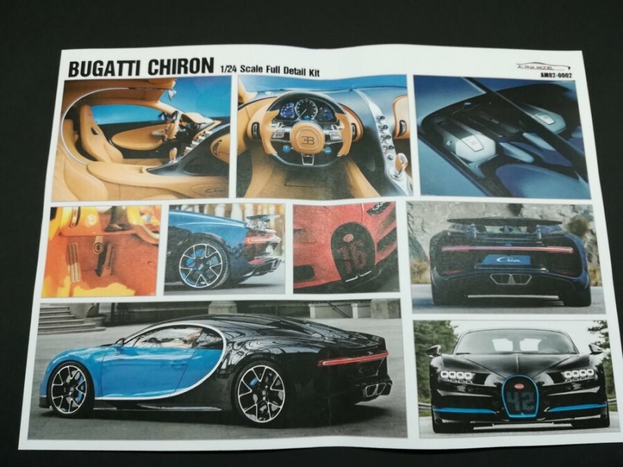 1/24 Bugatti Chiron AM02-0002 all resin kits pictures （8）