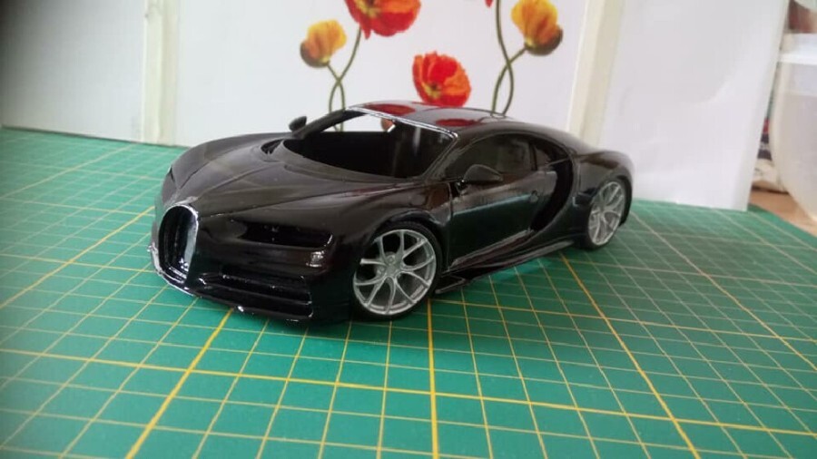 1/24 Bugatti Chiron AM02-0002 finish building model pictures （3）