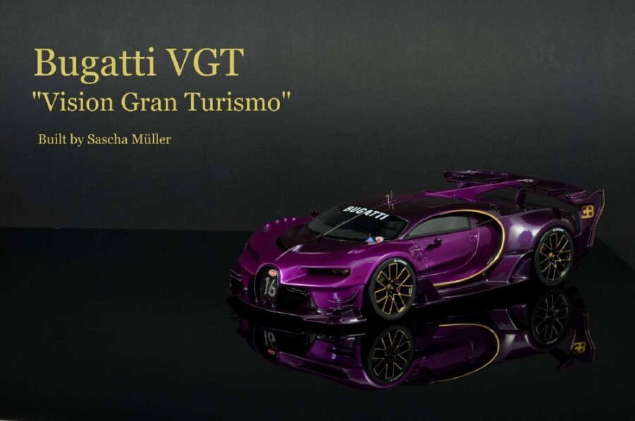 1/24 Bugatti VGT building by Sascha Muller finish building model  pictures.