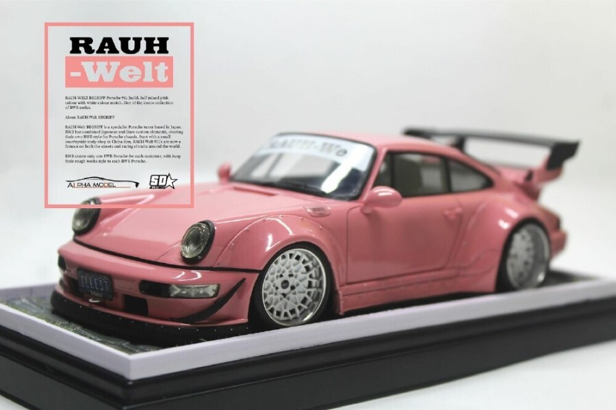 1/24 RWB Porsche 964 building finish building model pictures by Edward Chin