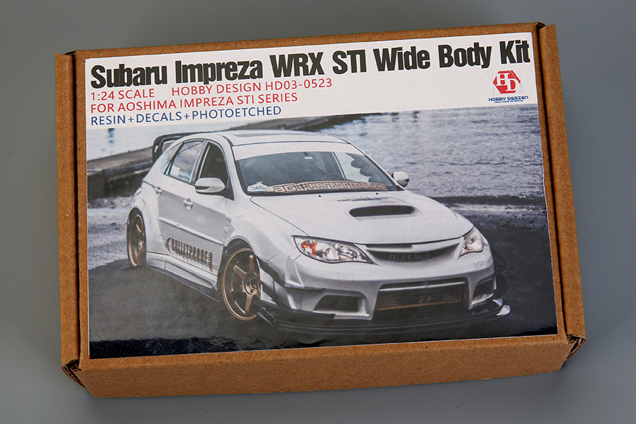 1/24 Subaru Impreza WRX STI Wide Body Kit For Aoshima Impreza STI Series(Resin+Metal Wheels+PE+Decals+Metal Logo+Metal parts) HD03-0523