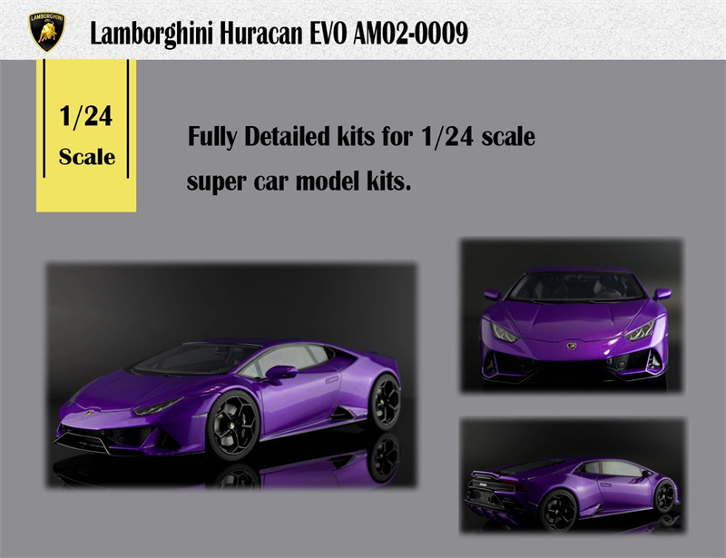 1/24 scale model car kit Lamborghini Huracan EVO AM02-0009 ——Alpha Model
