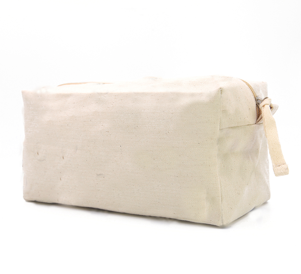 Cotton Canvas Cosmetic Bag Toiletry Makeup Lg0111 Plain Large Capacity Nature Cotton Canvas Travel Toiletry Bag