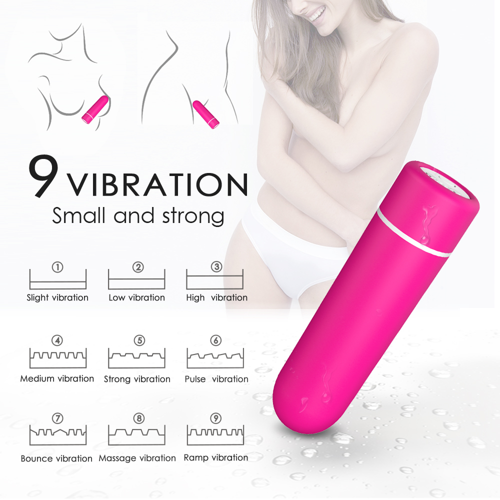 Wireless Remote Control Love Bullet Egg Vibrator Waterproof Silicone with 9 Frequency for Woman and Couple 