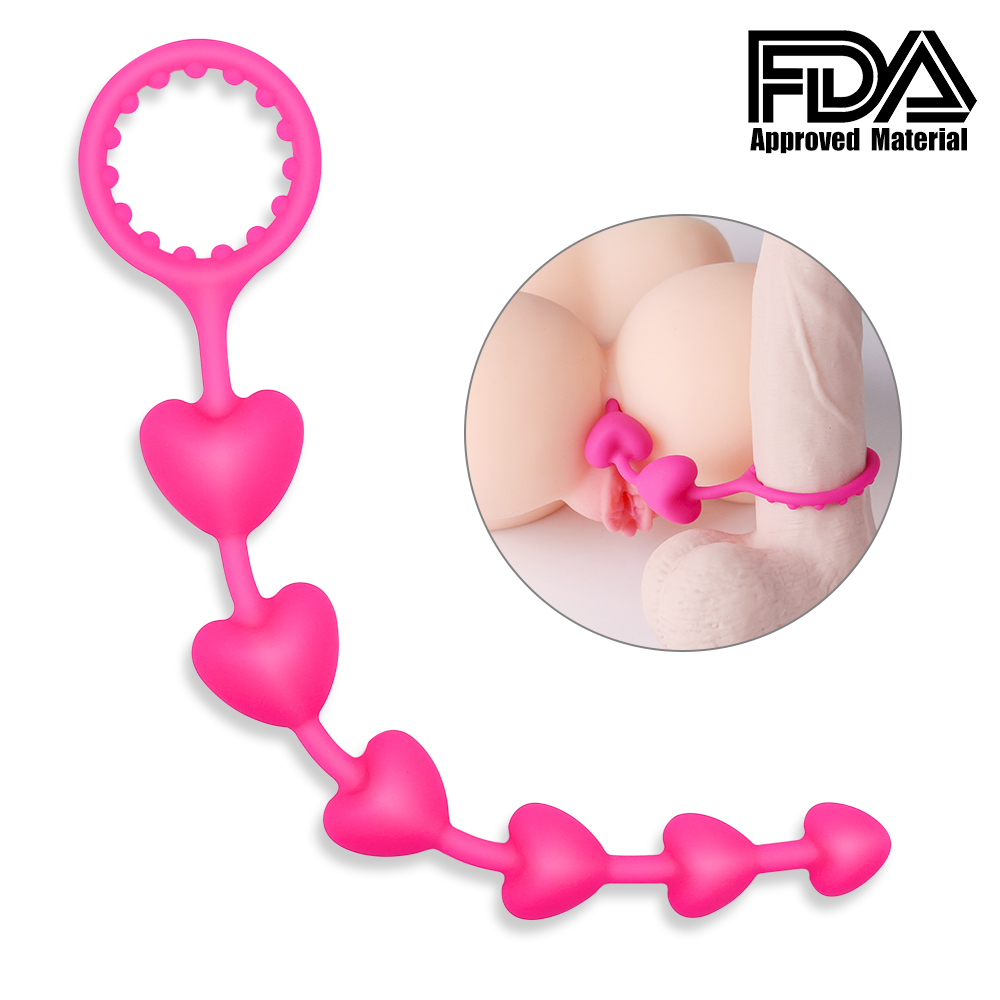 Anal Beads Clitoris Stimulated Prostate Massage anal beads silicone for Woman Man anal butt plug