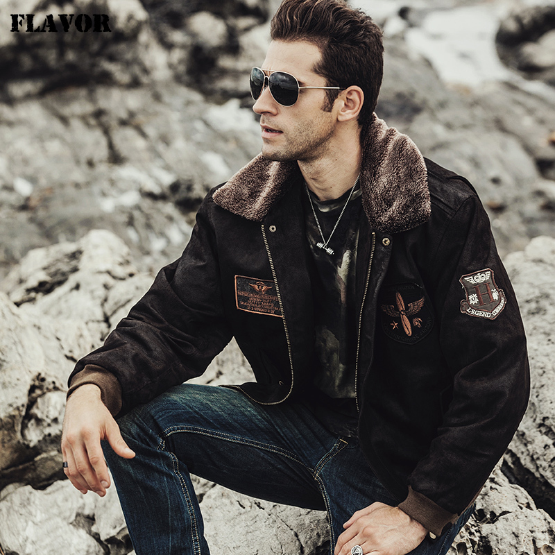 FLAVOR New Men's Leather Jacket