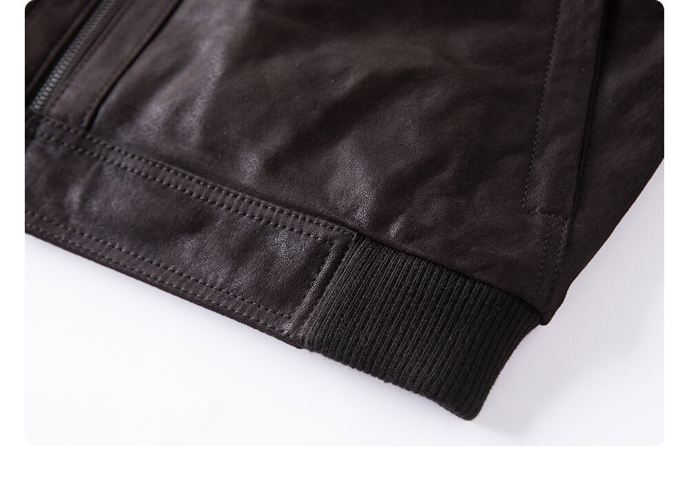  Men's leather Bomber jacket Removable Faux Fur Collar Buy men's bomber removable collar jacket| men's bomber removable collar jacket brands