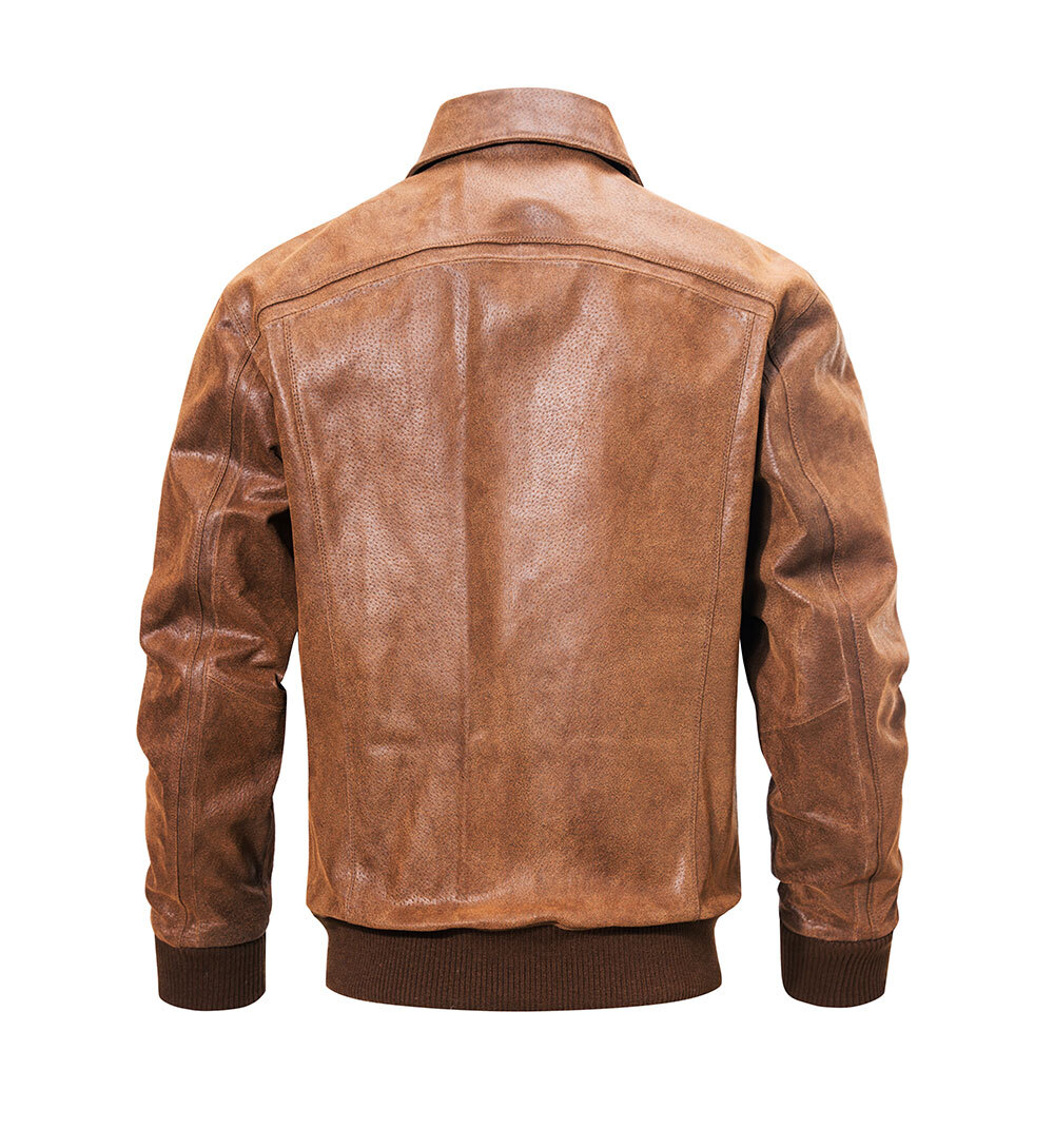 New Men's Warm Real Pigskin Air Force Leather Jacket Aviator Made Of Genuine Pigskin Leather MXGX20-2 