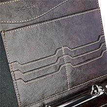 leather 3 ring binder