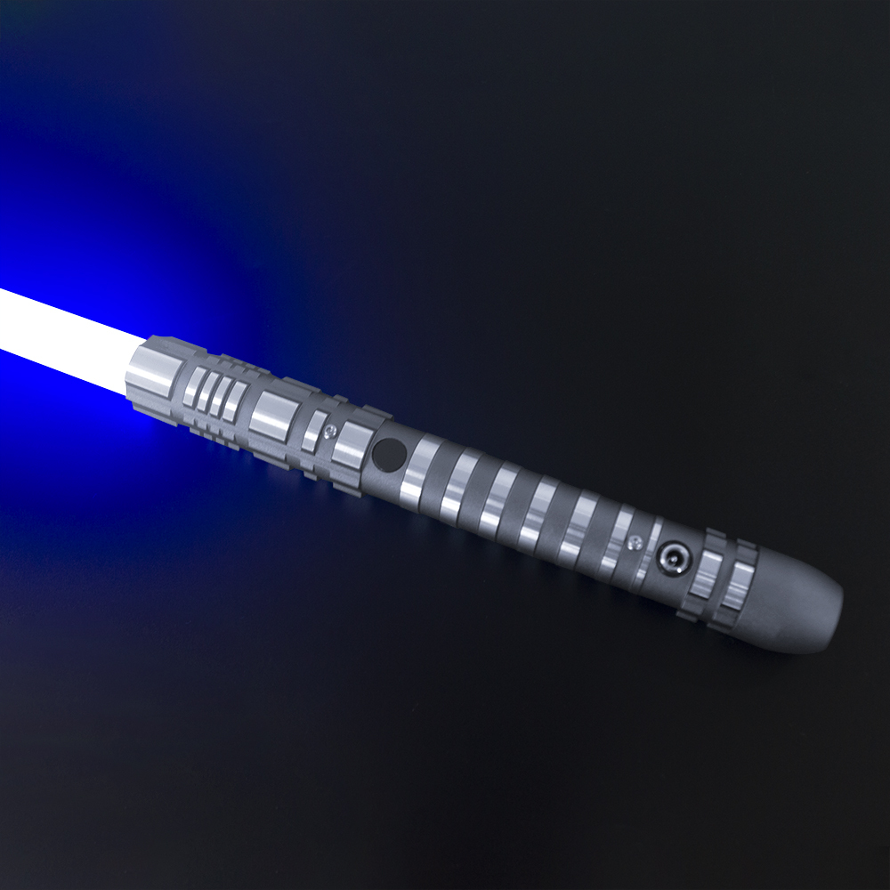 YDD Lightsaber Metal Aluminum Gun Hilt, Ghost Premium Force FX RGB Led 16 Colors Changing Light