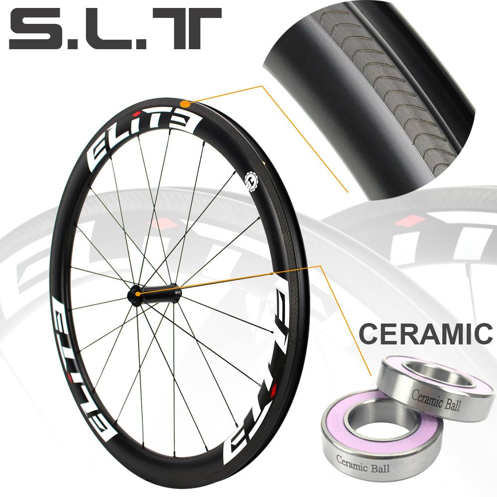 C Carbon Road Bike Wheelset Ceramic Bearing