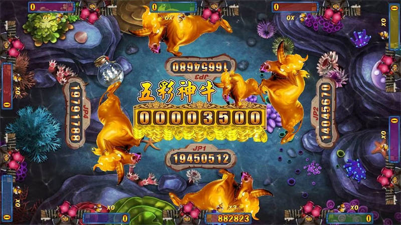 Easy To Play Fish Table Arcade Game Colorful God Ox Easy To Play Fish Table Arcade Game Colorful God Ox