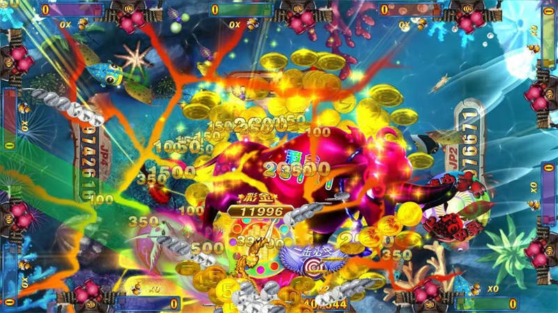 Easy To Play Fish Table Arcade Game Colorful God Ox Easy To Play Fish Table Arcade Game Colorful God Ox