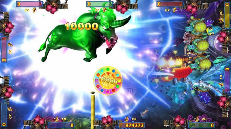 Easy To Play Fish Table Arcade Game Colorful God Ox Easy To Play Fish Table Arcade Game Colorful God Ox