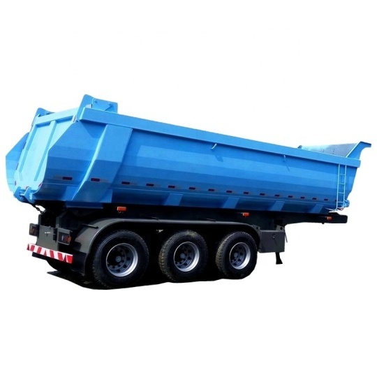 24cbm 3 axles U Shape Dump Semi Trailer