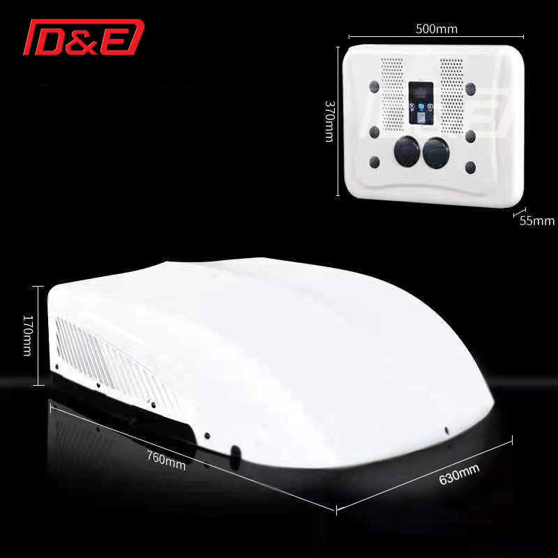 New Design DC 12V 24V Roof Top Mounted Mini Parking Air Conditioner Battery Powered For Truck