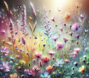 Sunature Diamond Painting Art Full Square Round Drills Flower Diamond Painting Kit